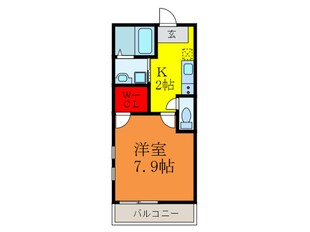 フジパレス若江岩田Ⅲ番館の物件間取画像